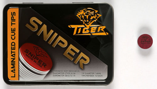Tiger Sniper Laminated Cue Tip