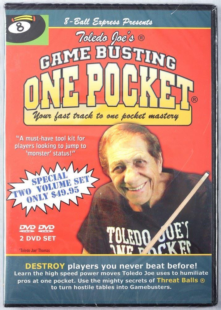 Toledo Joe's Game Busting One Pocket, 2 DVD set