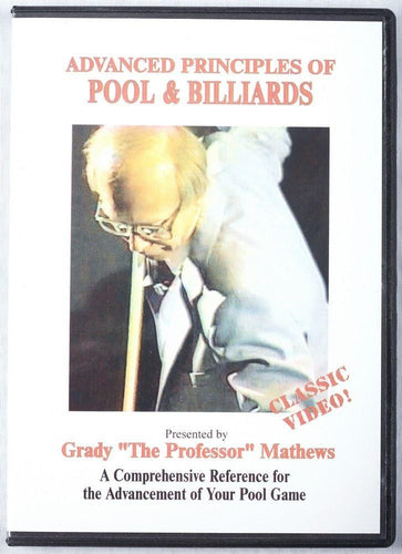 Advanced Principals of Pool & Billiards DVD by Grady Matthews