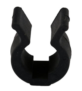 Black Rubber Deluxe Clips